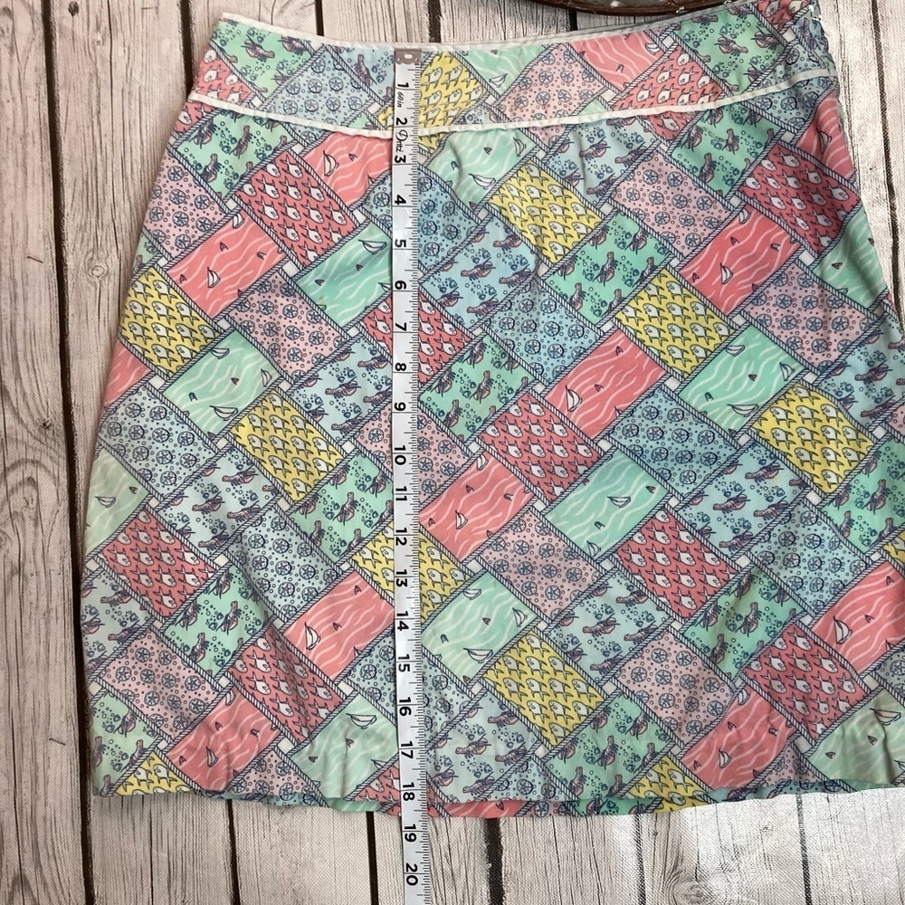 Vineyard Vines Multicolor Patchwork Mini Skirt - image 4